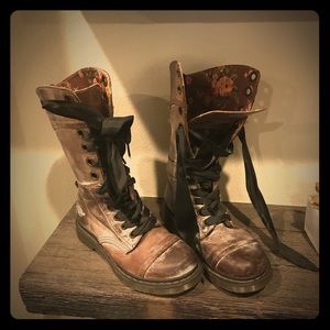 Dr. Marten’s distressed leather boot